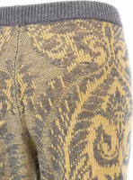 Multicolor Wool Flared Pants 4