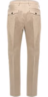 Beige Cotton Casual Pants 2