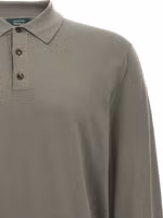 Gray Virgin Wool Polo Shirt 3