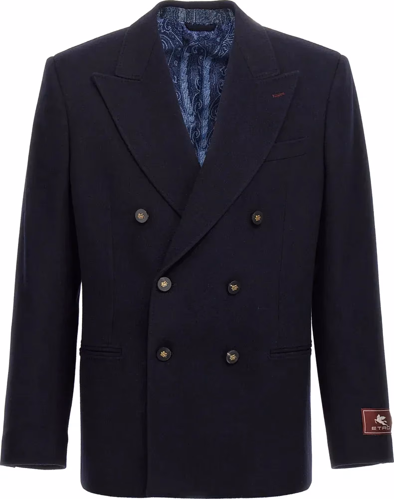 Blue Cashmere Blazer