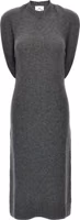 Gray Wool Midi Dress 1
