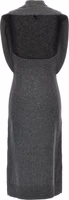 Gray Wool Midi Dress 2
