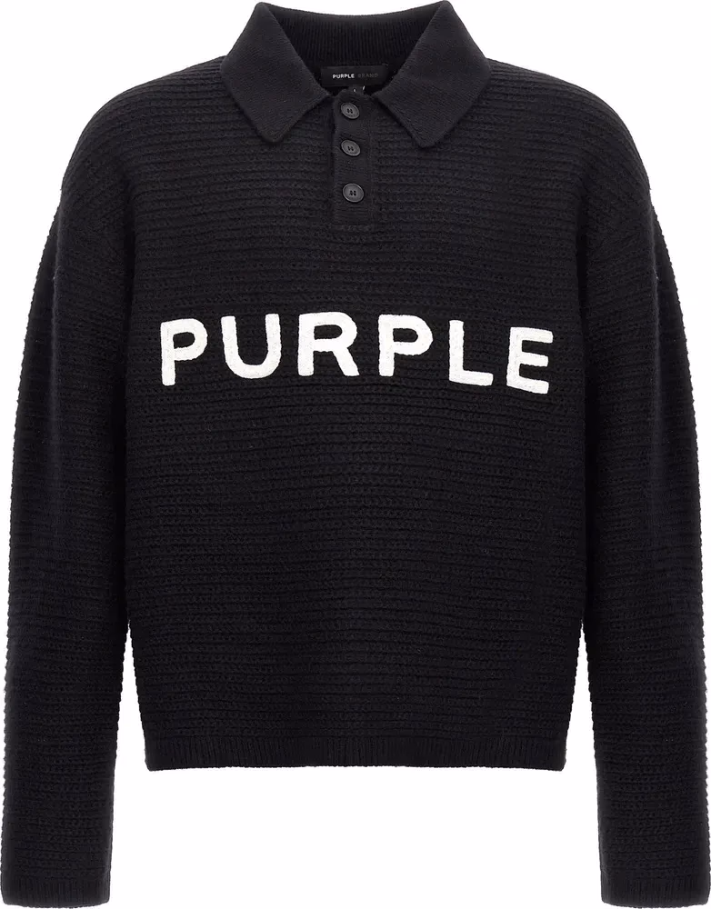 Black Wool Cardigan