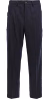 Blue Wool Dress Pants 1