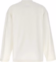 White Cotton Long Sleeve T-Shirt 2