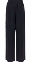 Black Acetate Casual Pants 2