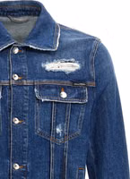 Blue Cotton Denim Jacket 3