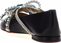Black Leather Ballet Flats 3