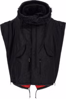Black Nylon Full-Length Jacket 1