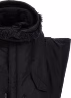 Black Nylon Full-Length Jacket 3