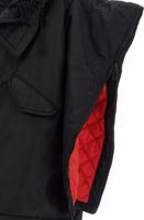 Black Nylon Full-Length Jacket 4