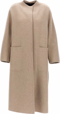 Beige Cashmere Coat