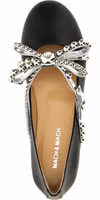 Black Leather Ballet Flats 4