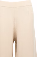 Beige Viscose Casual Pants 3