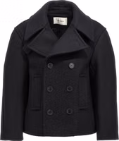 Black Virgin Wool Coat 1