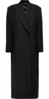 Black Virgin Wool Coat 1