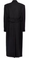 Black Virgin Wool Coat 2