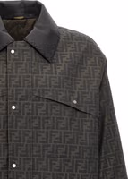 Brown Polyester Full-Length Jacket 3