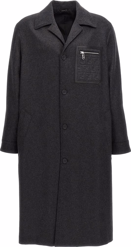 Gray Cashmere Coat