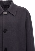 Blue Virgin Wool Coat 3
