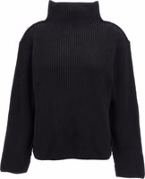 Black Wool Cardigan 1