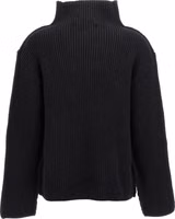 Black Wool Cardigan 2