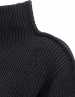 Black Wool Cardigan 4