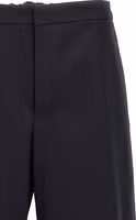 Blue Cotton Casual Pants 3