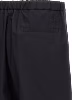 Blue Cotton Casual Pants 4