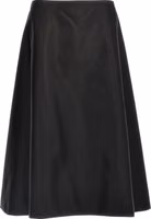 Black Polyamide Midi Skirt 1