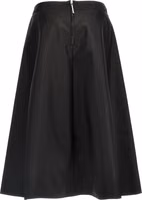 Black Polyamide Midi Skirt 2