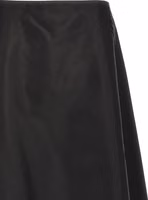 Black Polyamide Midi Skirt 3