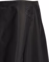 Black Polyamide Midi Skirt 4