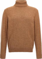 Brown Virgin Wool Cardigan 1