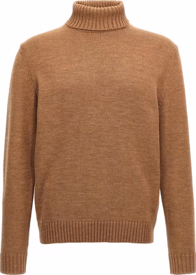 Brown Virgin Wool Cardigan