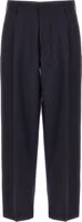 Blue Polyester Dress Pants 1