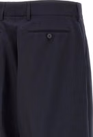 Blue Polyester Dress Pants 4