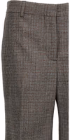 Gray Wool Flared Pants 3