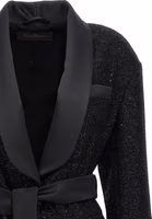 Black Viscose Blazer 3