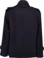 Blue Virgin Wool Coat 2
