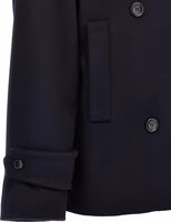 Blue Virgin Wool Coat 4