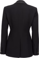 Black Virgin Wool Blazer 2