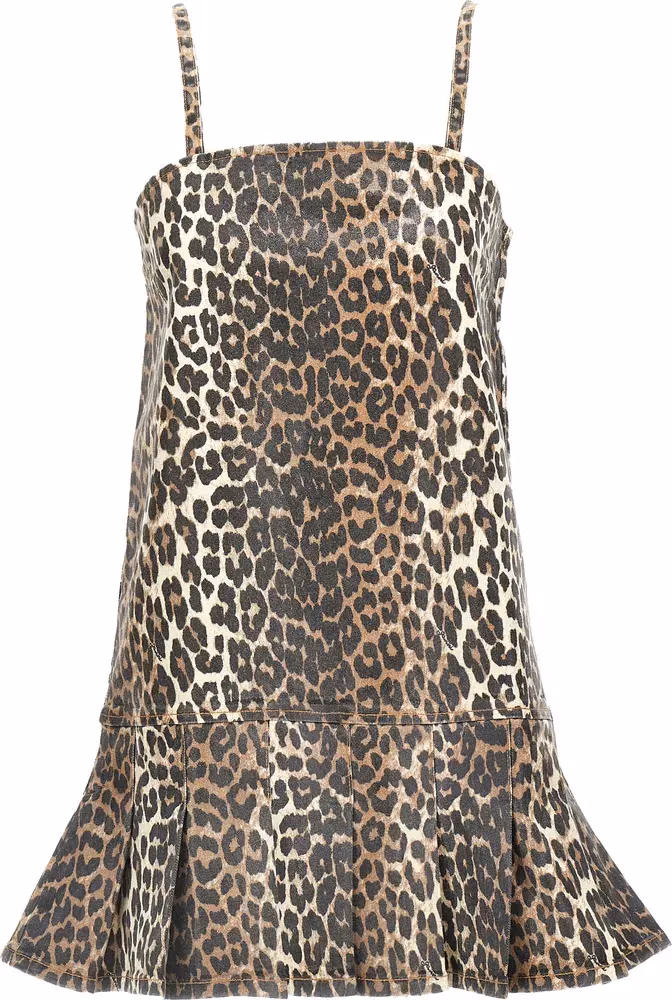 Multicolor Cotton Short Dress