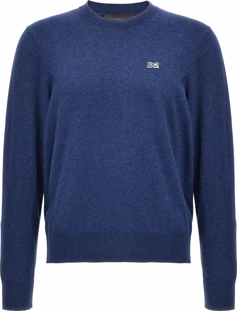Blue Cotton Cardigan