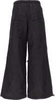 Black Polyester Casual Pants 2