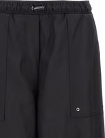 Black Polyester Casual Pants 3