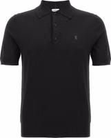 Black Wool Polo Shirt 1