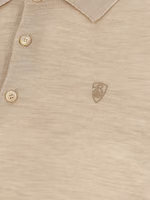 Beige Wool Polo Shirt 4
