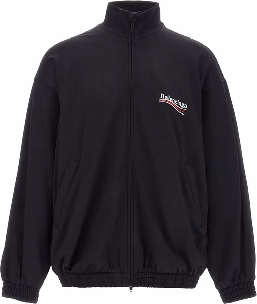 Black Polyamide Sweatshirt