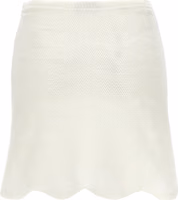 White Cotton Long Skirt 2